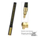 Dspiae Mks Super Metallic Color Marker Environment-Friendly Mks-02 Titanium Gold Markers