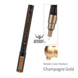 Dspiae Mks Super Metallic Color Marker Environment-Friendly Mks-03 Champagne Gold Markers