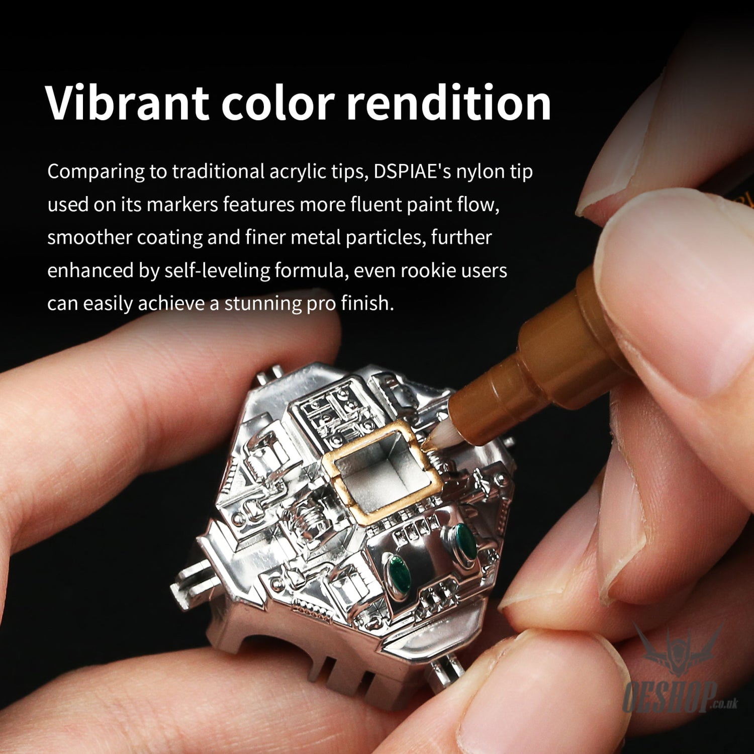 Dspiae Mks Super Metallic Color Marker Environment-Friendly Markers