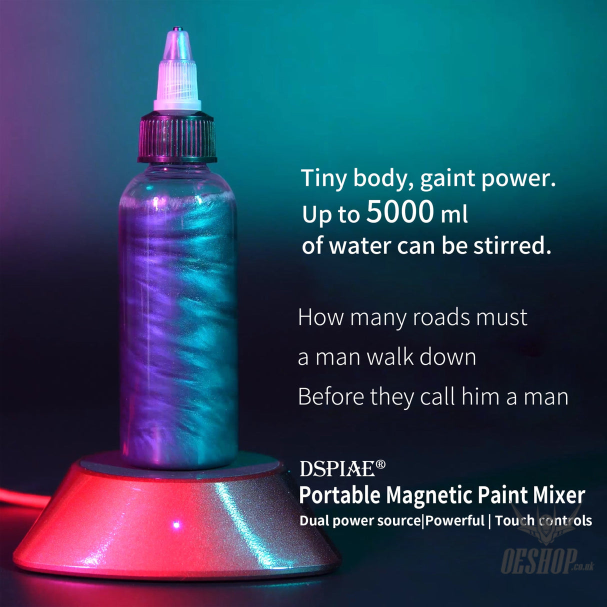 Dspiae Ms-01 Portable Magnetic Paint Mixer