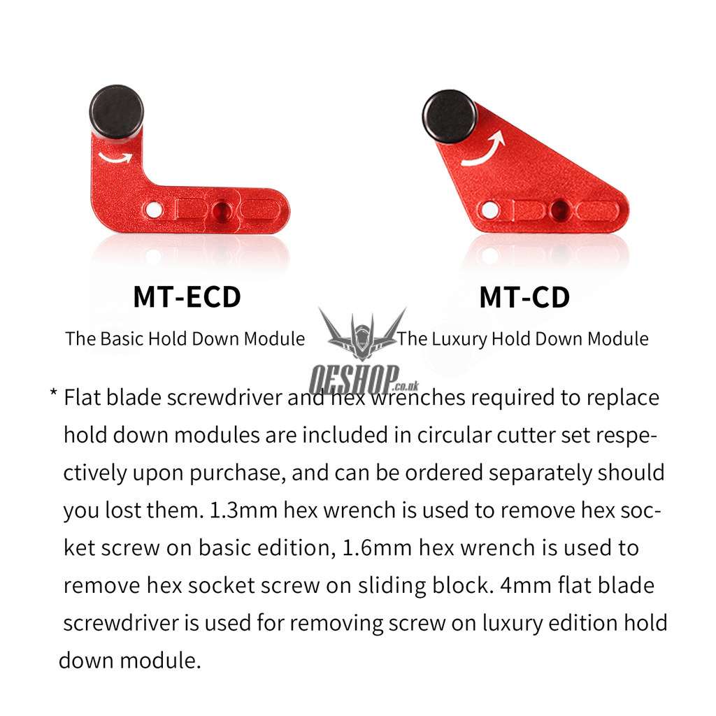 Dspiae Mt-Ecd/ Mt-Cd Circular Cutter Hold Down Module For Mt-C And Mt-Ec Professional Tools