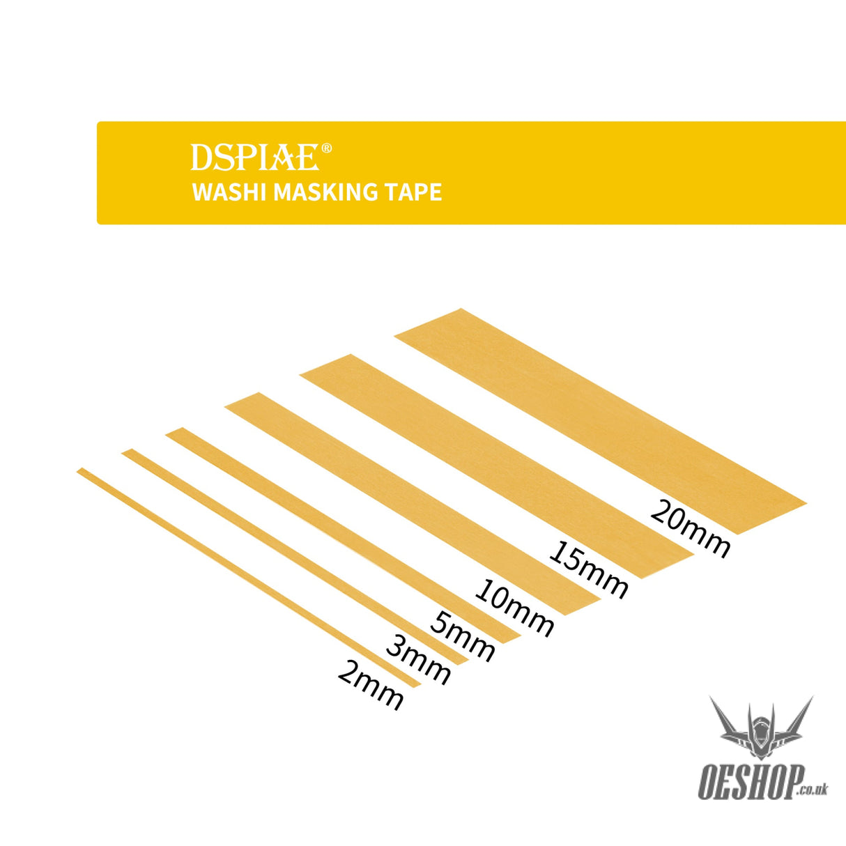 Dspiae Mt Washi Masking Tape 18M 2-20Mm