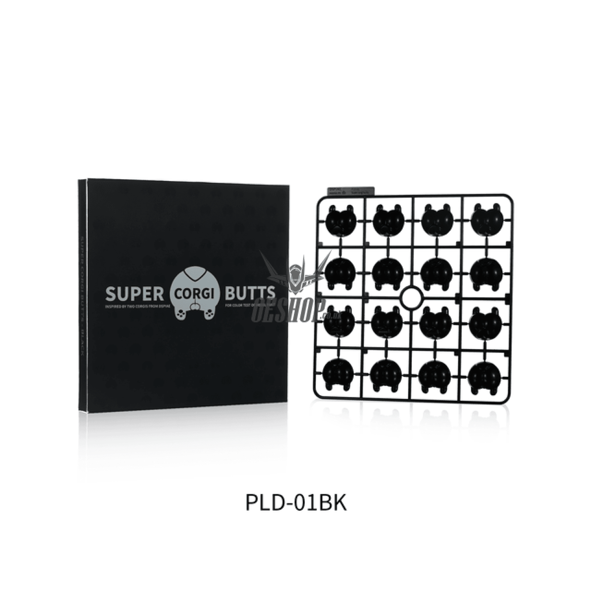 Dspiae Pld Super Corgi Butt Color Testing Piece Pld-01Bk Black