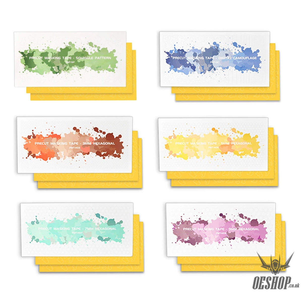 DSPIAE PMT Precut Masking Tape PMT (Set of 6) Masking