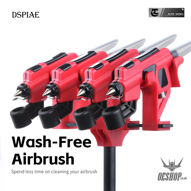DSPIAE PT-AB Wash-Free Airbrush / PT-AR Airbrush Rack - Airbrush Accessories