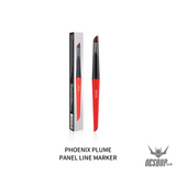 Dspiae Pt-Pl/Pt-Fb/Pt-Tb Phoenix Plume Panel Line Marker Handle/Fine Detailing Brush Handle/Broad