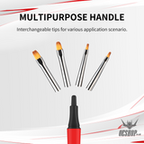 Dspiae Pt-Pl/Pt-Fb/Pt-Tb Phoenix Plume Panel Line Marker Handle/Fine Detailing Brush Handle/Broad