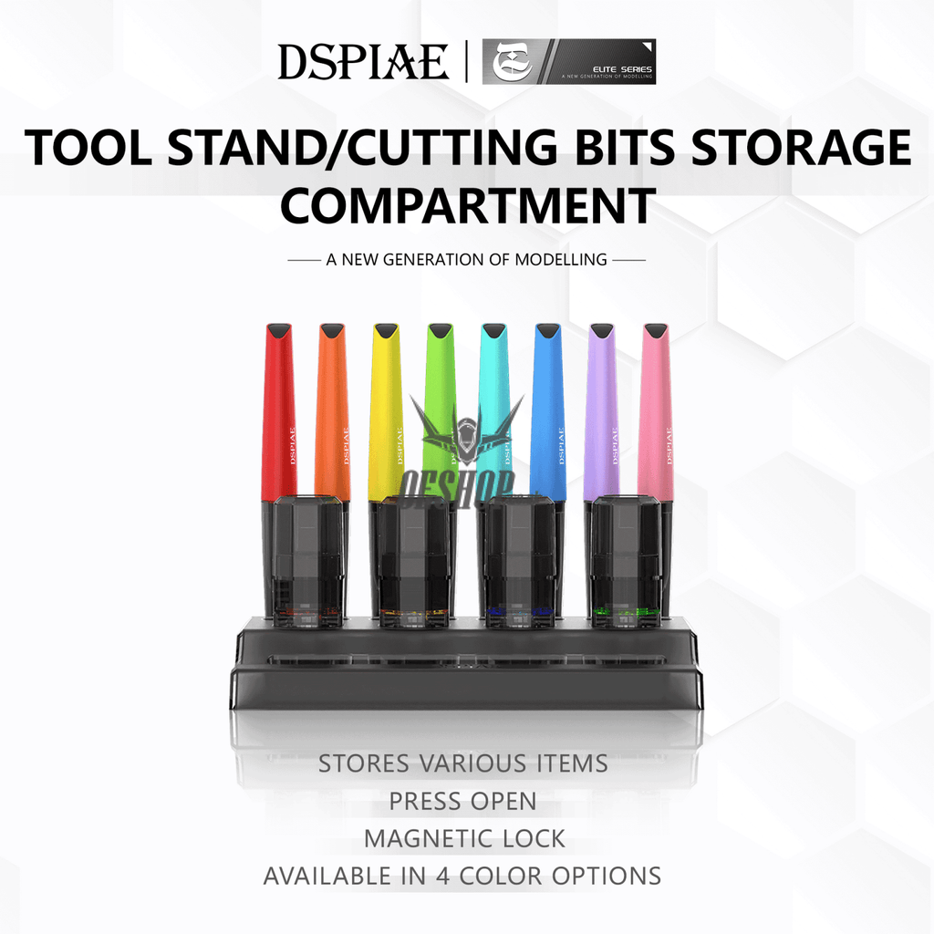 Dspiae Pt-R/Pt-Pr Tool Stand/ Cutting Bits Storage Compartment