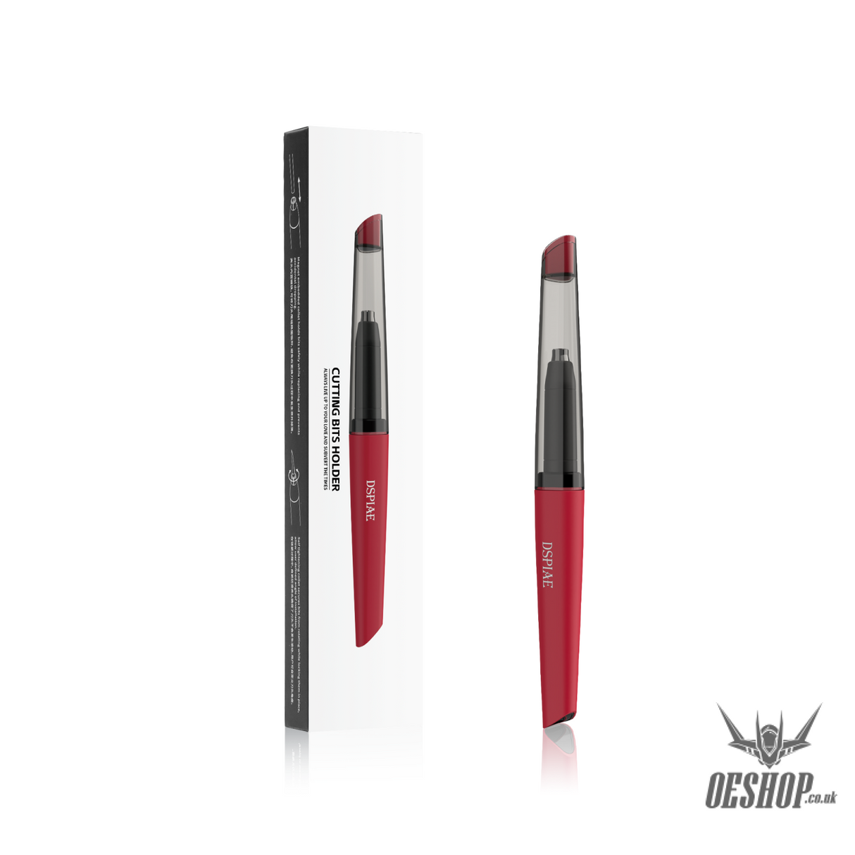 Dspiae Pt - Th Pro ’Wing’ Tungsten Steel Broach Pt - Th01 Bit Holder (Red)