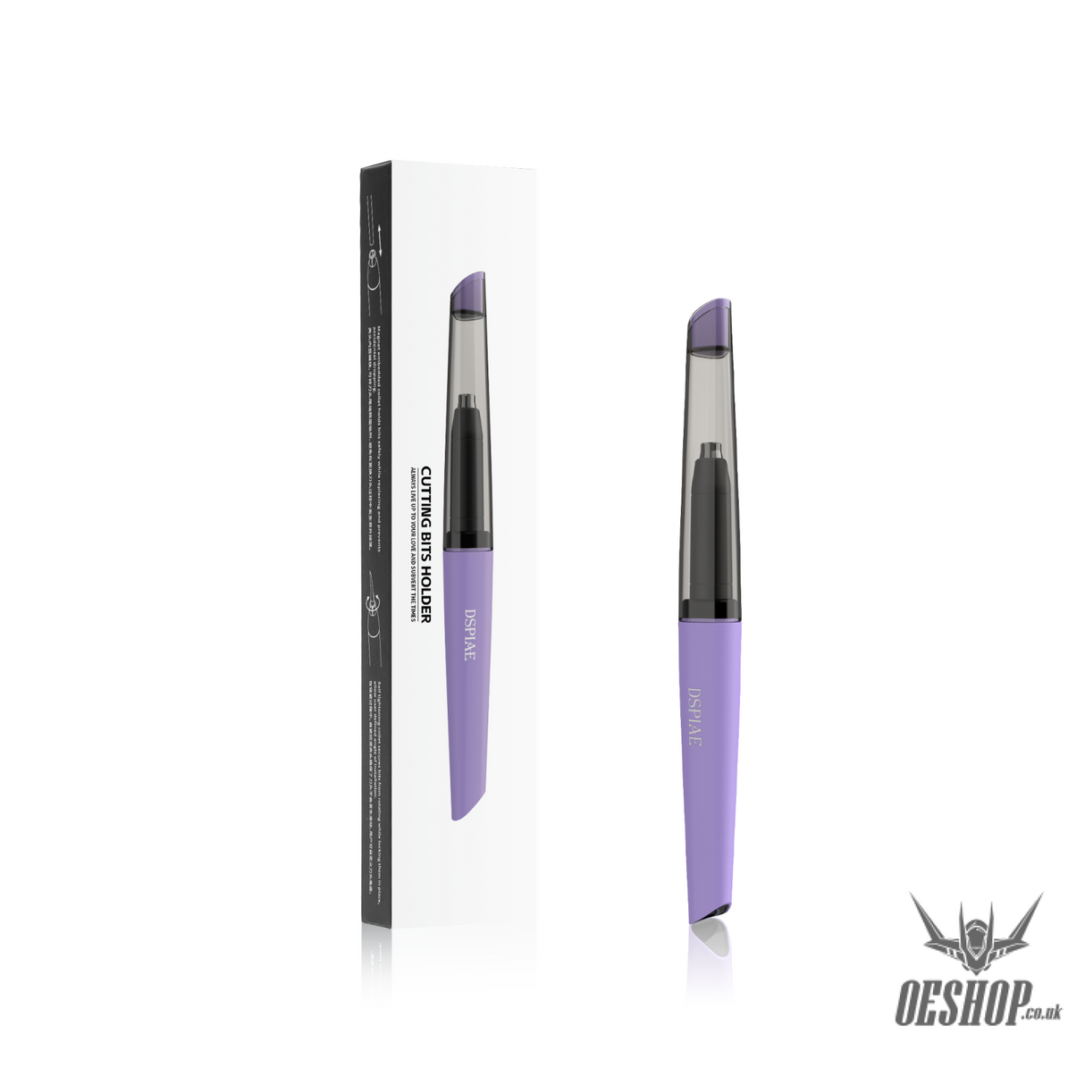 Dspiae Pt - Th Pro ’Wing’ Tungsten Steel Broach Pt - Th07 Bit Holder (Purple)