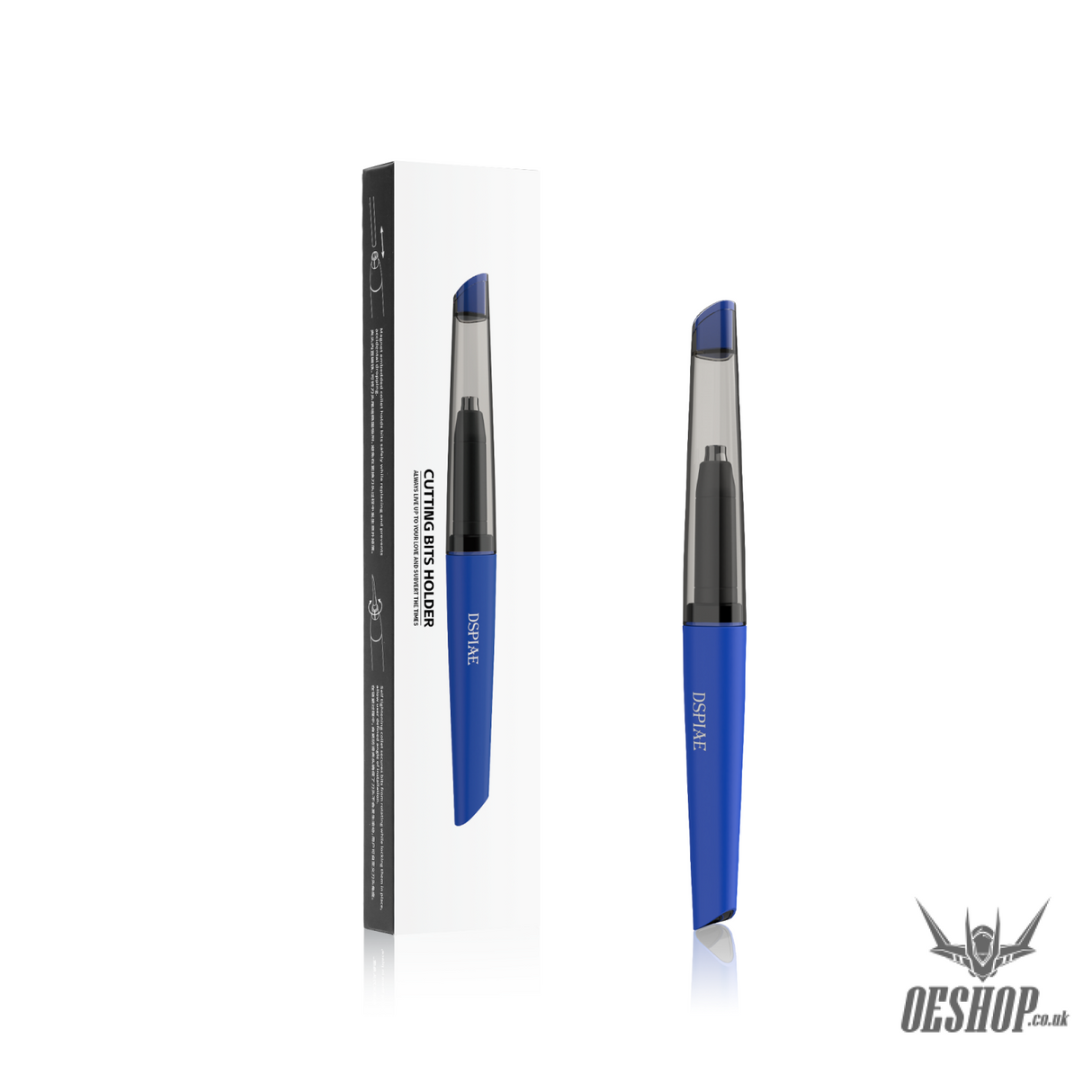 Dspiae Pt - Th Pro ’Wing’ Tungsten Steel Broach Pt - Th09 Bit Holder (Dark Blue)