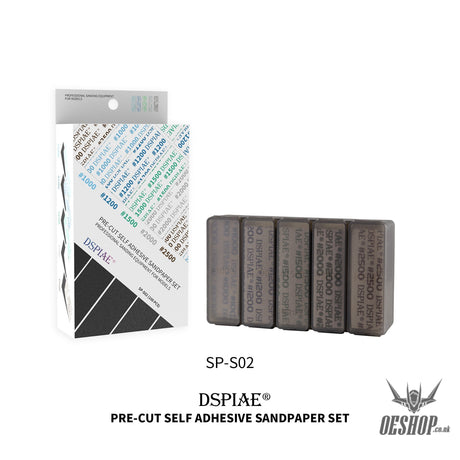 DSPIAE SP-S02 Pre-cut adhesive sandpaper set 1000-2500 mesh (100 pieces) DSPIAE 12.99 OEShop