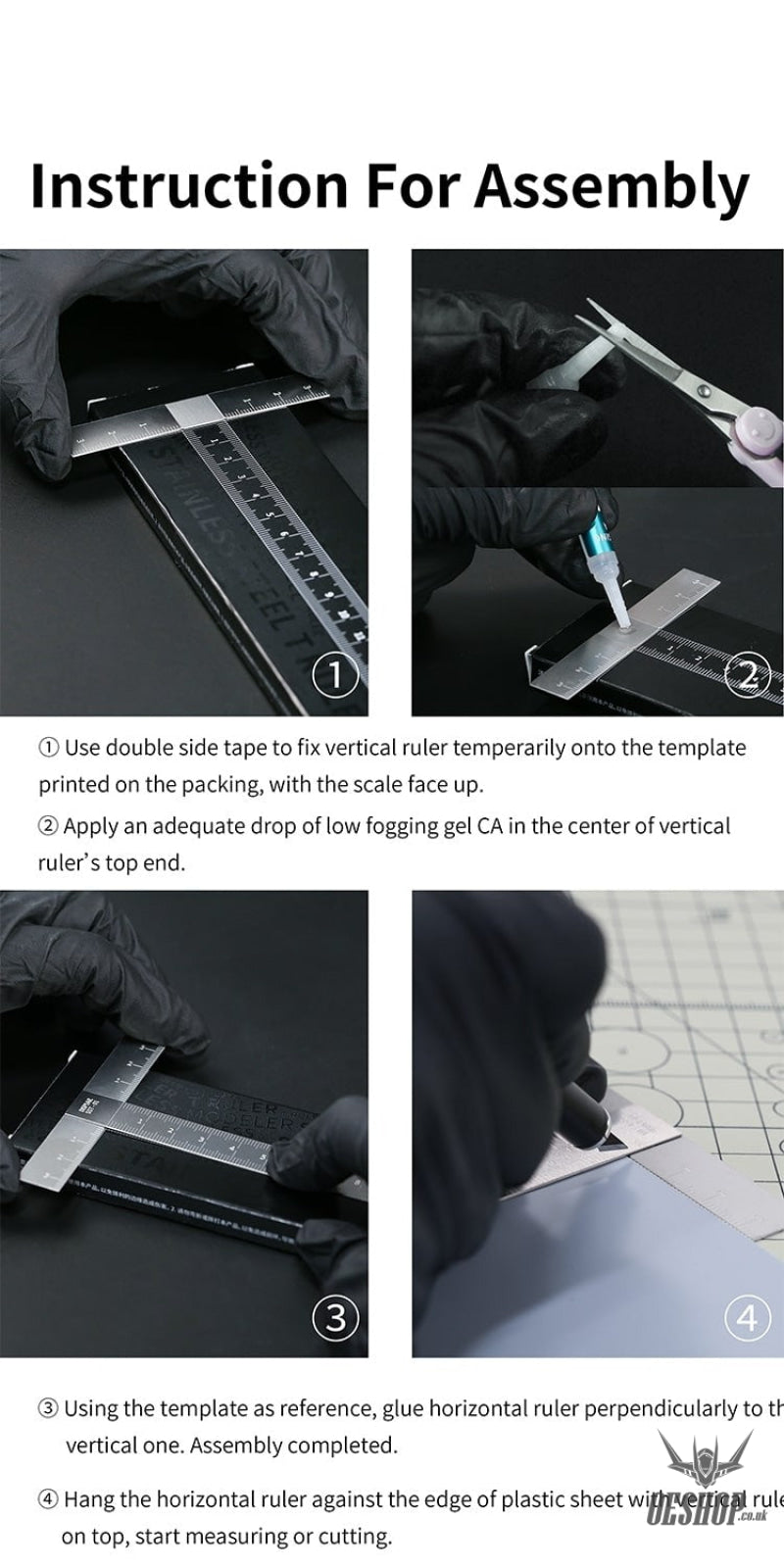 DSPIAE SST-01 Stainless steel T Ruler DSPIAE 5.99 OEShop
