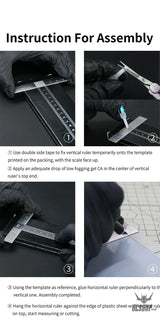 DSPIAE SST-01 Stainless steel T Ruler DSPIAE 5.99 OEShop