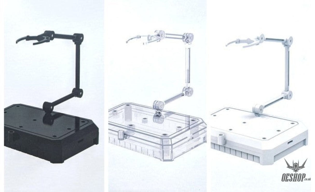 DSPIAE UMS-01 General Purpose Model Display Stand UMS-01 (Write + Black + Clear) (Set Of 3) Model Kits Accessories