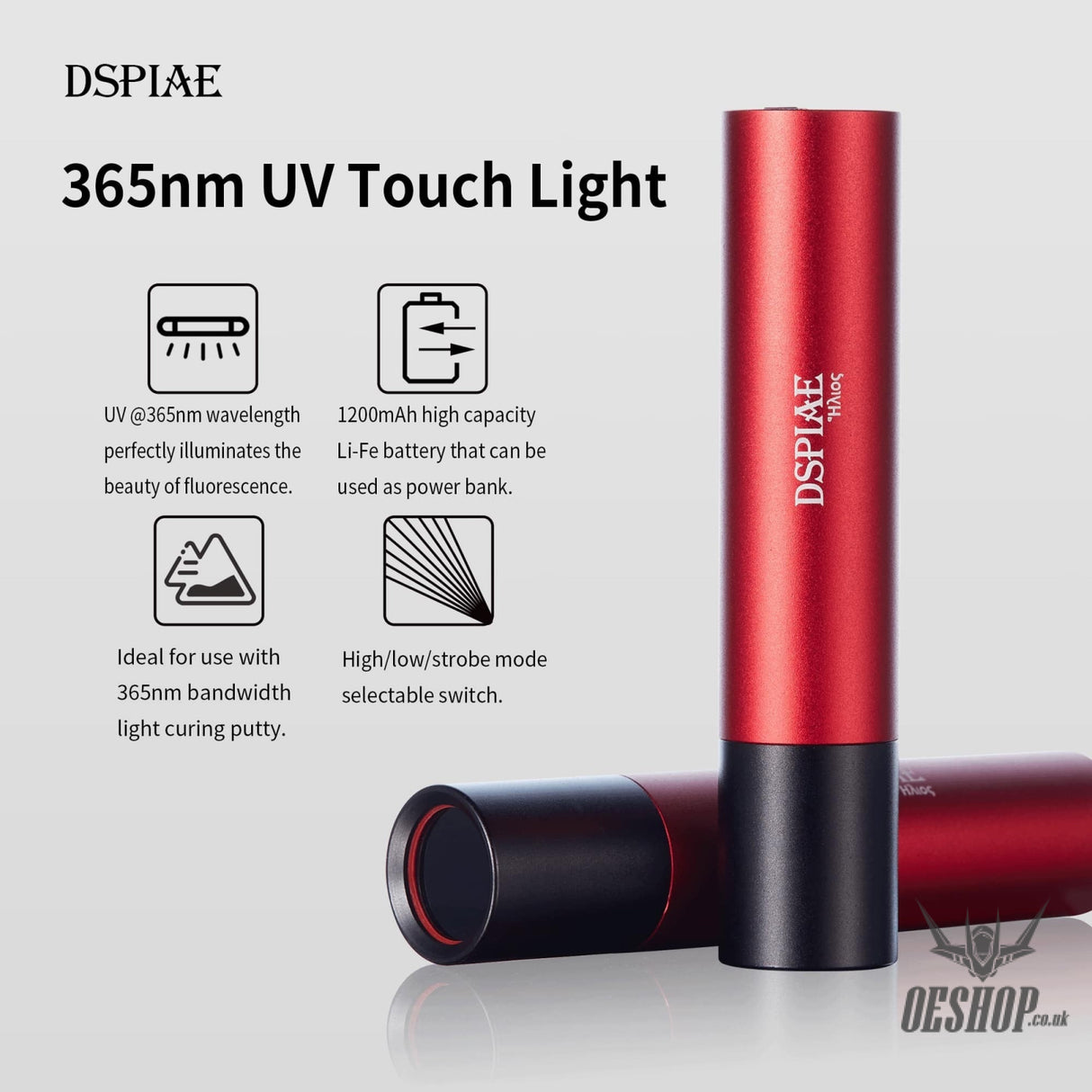 DSPIAE UV-T  365nm UV Ultraviolet Touch Light DSPIAE 14.99 OEShop