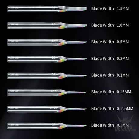 DSPIAE XPB Tungsten Steel Broach XPB (Set of 8)