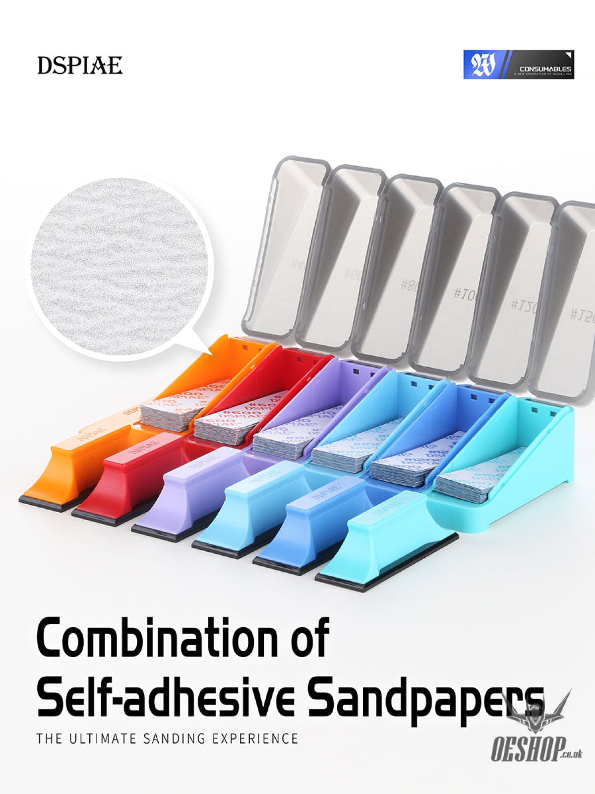 Dspiae Xsp Self-Adhesive Sandpaper Sanding Tools