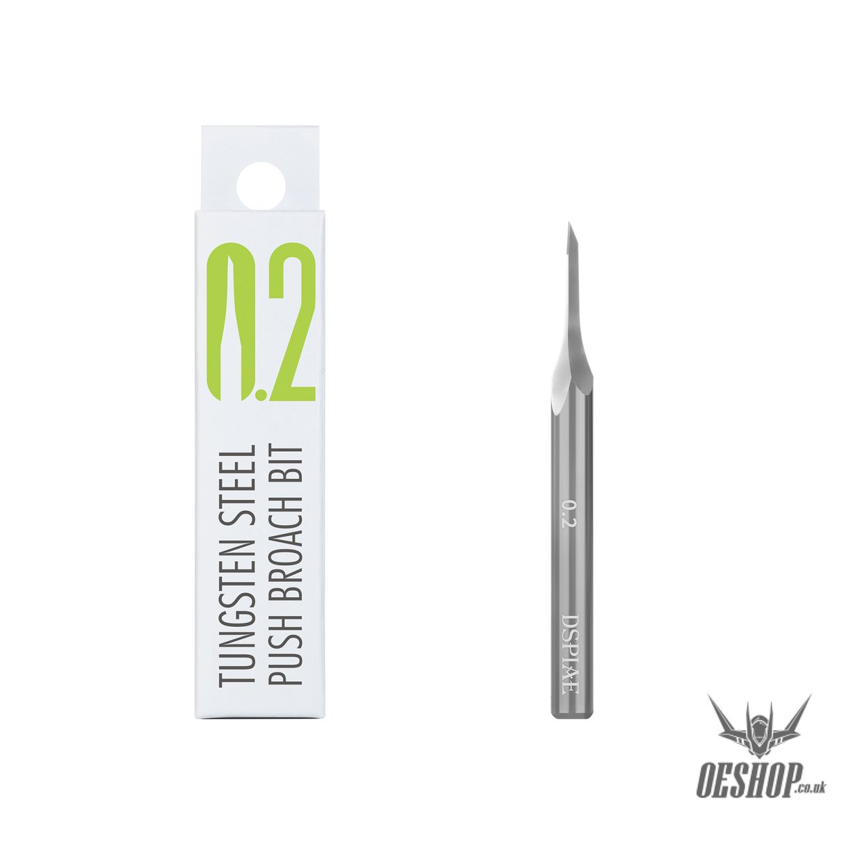 DSPIAE ZPB Straight Edge Broach & GS Step Scraper - ZPB-02 Tungsten Steel Push Broach Bit