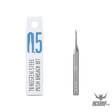 DSPIAE ZPB Straight Edge Broach & GS Step Scraper - ZPB-05 Tungsten Steel Push Broach Bit