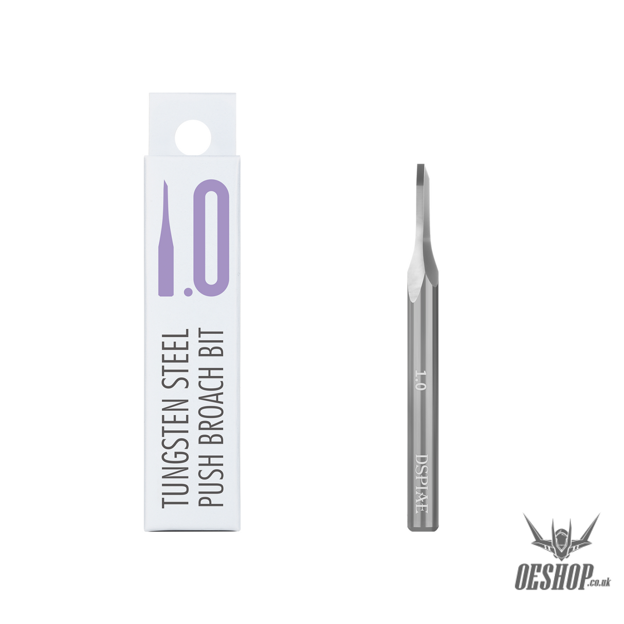 DSPIAE ZPB Straight Edge Broach & GS Step Scraper - ZPB-10 Tungsten Steel Push Broach Bit