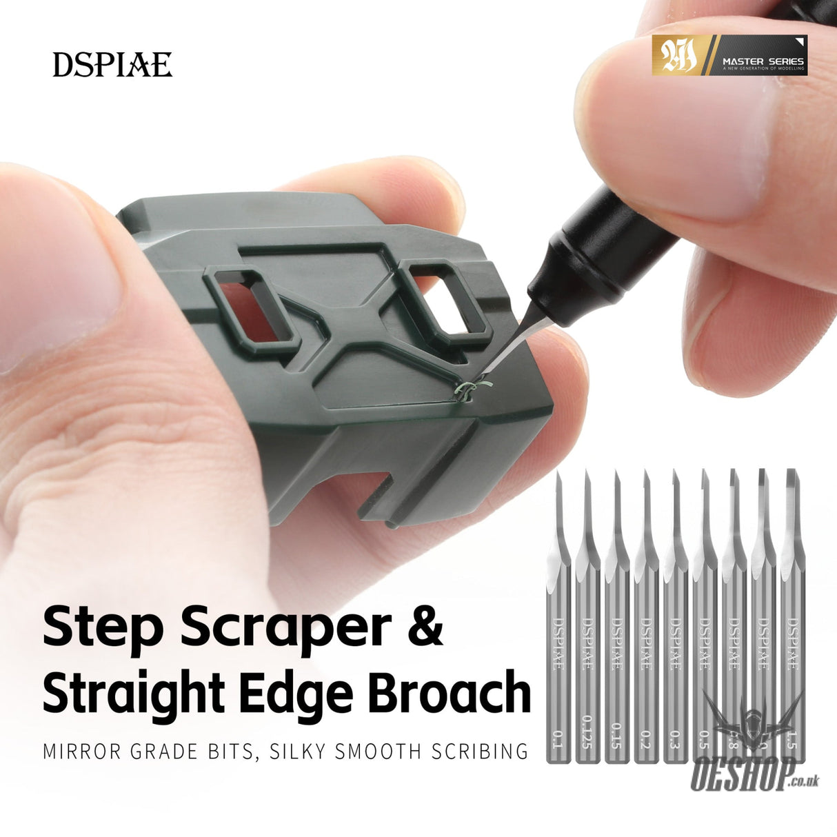 DSPIAE ZPB Straight Edge Broach & GS Step Scraper