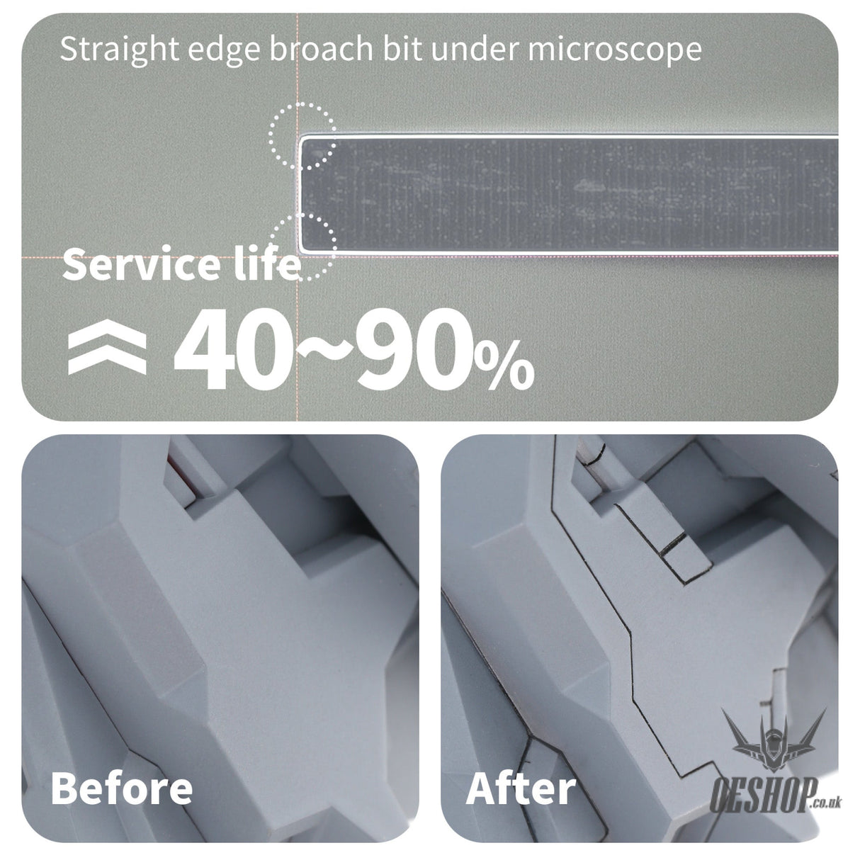DSPIAE ZPB Straight Edge Broach & GS Step Scraper