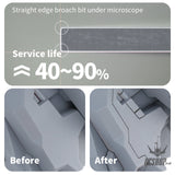 DSPIAE ZPB Straight Edge Broach & GS Step Scraper