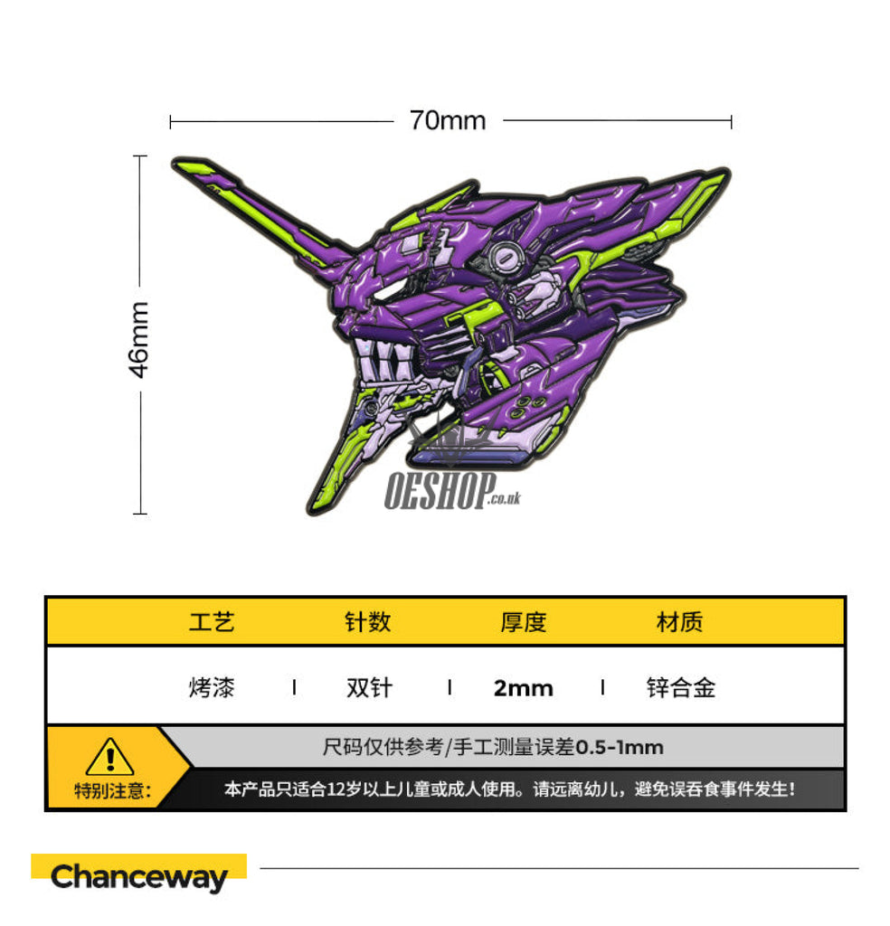 Enamel Pin Custom Made Anime Badge Eva Y