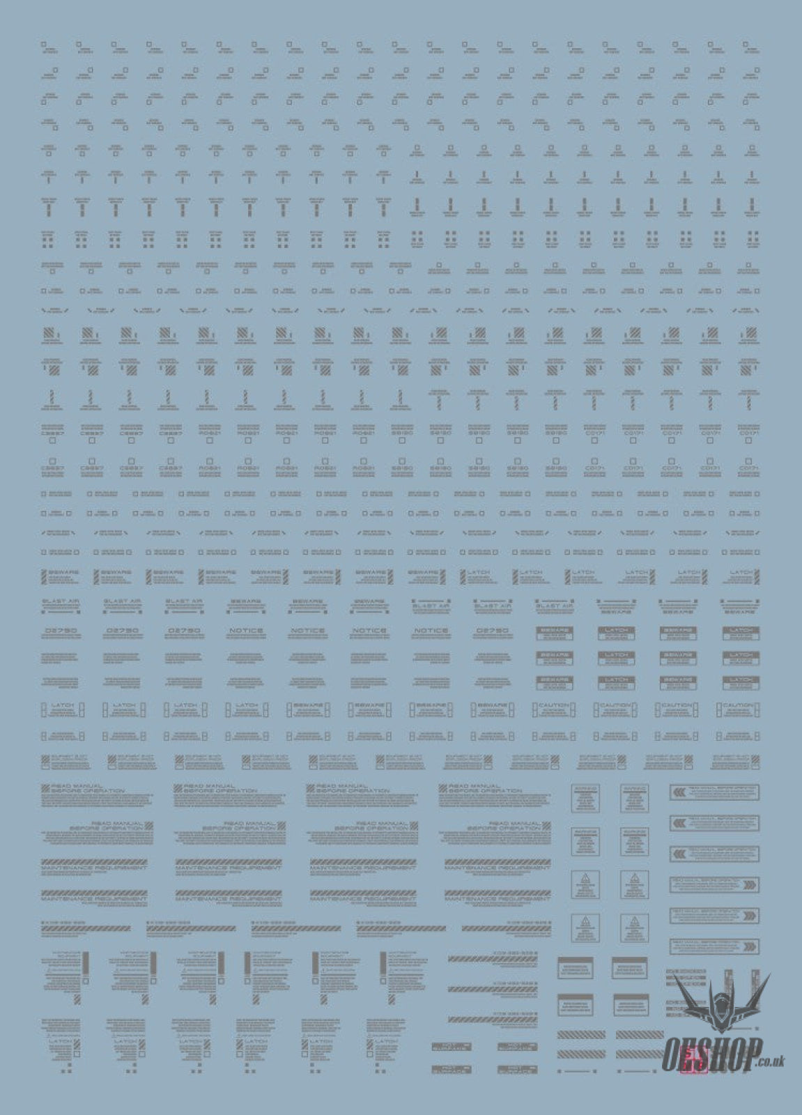 EVO 1/100 Dark Gray General RB01-G Evolution Studio Decals Evolution Studio 3.49 OEShop