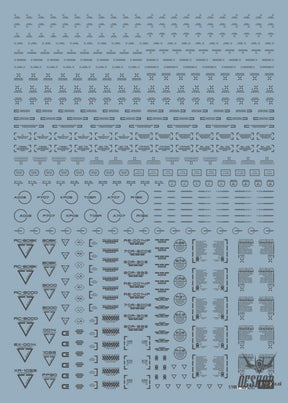 EVO 1/100 Dark Gray General RB02-G Evolution Studio Decals Evolution Studio 3.49 OEShop