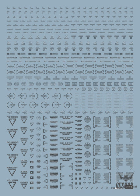 EVO 1/100 Dark Gray General RB02-G Evolution Studio Decals Evolution Studio 3.49 OEShop