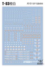 Evo 1/100 Monster Series Ultra High Definition Universal General Decals Evolution Studio