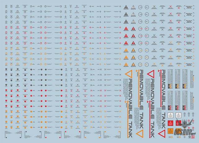 EVO 1/100 Orange/Gray/White General NC06-W Evolution Studio Decals Evolution Studio 3.59 OEShop