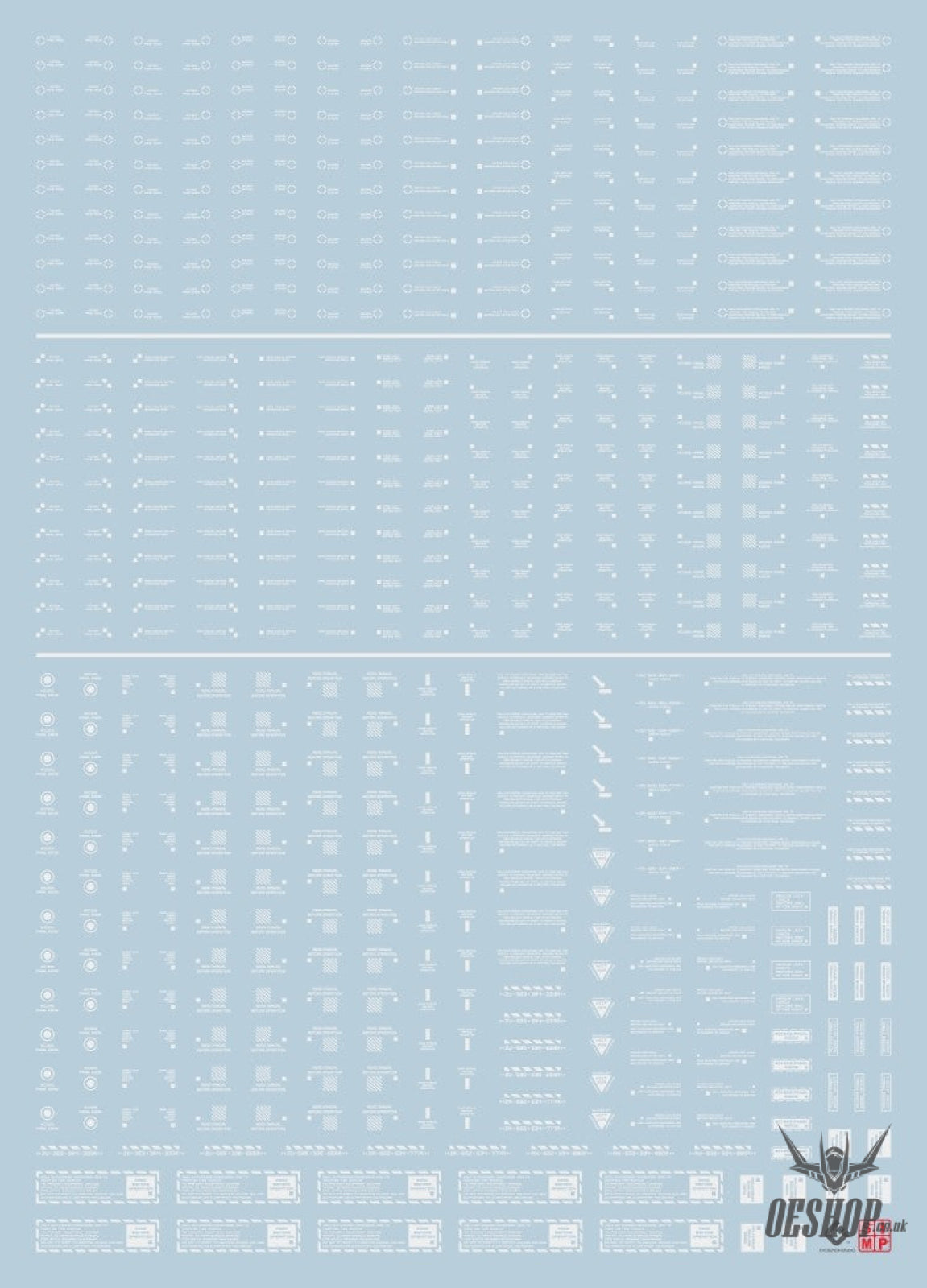 EVO 1/100 White General NC05-3 Evolution Studio Decals Evolution Studio 3.49 OEShop