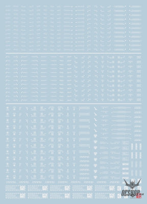 EVO 1/100 White General NC05-3 Evolution Studio Decals Evolution Studio 3.49 OEShop
