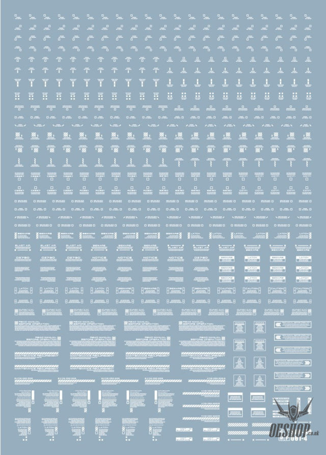EVO 1/100 White General RB01-W Evolution Studio Decals Evolution Studio 3.49 OEShop