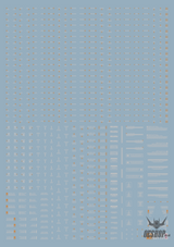 Evo Rb01 Rb02 Nc06 1/144 General Uv Fluorescent Evolution Studio Decals Rb01-2S Orange-White