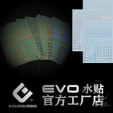 EVO 1/144 General UV fluorescent RB01-S RB02-S NC06 Evolution Studio Decals Decals