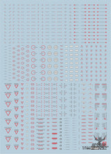 Evo Rb01 Rb02 Nc06 1/144 General Uv Fluorescent Evolution Studio Decals