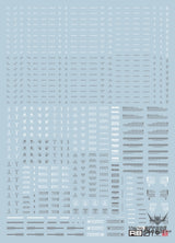 Evo Rb01 Rb02 Nc06 1/144 General Uv Fluorescent Evolution Studio Decals Rb01-3S White&gray