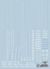 Evo Rb01 Rb02 Nc06 1/144 General Uv Fluorescent Evolution Studio Decals Rb01-4S White&blue