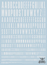 Evo - Cnda Cndn Letters Numbers Evolution Studio Decals Cnda-W (White) (Uv)