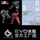 EVO - E-HG GQ-2 (UV) HG GQuuuuuuX ZAKU (Collection) Evolution Studio Decals - Decals