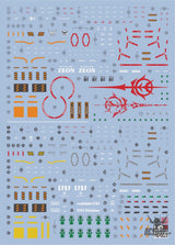 EVO - E-HG GQ-3 (UV) HG GQuuuuuuX Red Gundam & White Gundam Evolution Studio Decals - Decals
