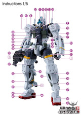 EVO - E-HG GQ-4 (UV) HG GQuuuuuuX GQ Gelgoog (Sugai & Bicata) Evolution Studio Decals - Decals