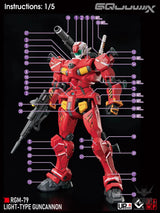 EVO - E-HG GQ-5 (UV) HG GQuuuuuuX Light-type Guncannon Evolution Studio Decals - Decals