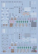EVO - E-HG GQ-5 (UV) HG GQuuuuuuX Light-type Guncannon Evolution Studio Decals - Decals