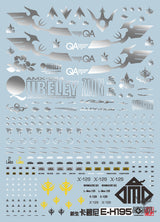 Evo - E-Hg195 (Silver + Uvhg Amx-004 Qubeley Evolution Studio Decals