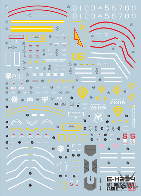 Evo - E-Hg234 (Uv) Hg Infinite Justice Gundam Evolution Studio Decals